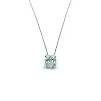 Collana Breda Gioielli Donna in Oro bianco Diamante 0.70 Ct GI-22301 CERT GIA - GI-22301 CERT GIA